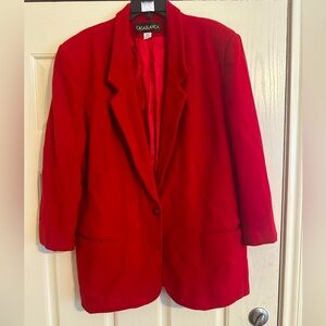 Casablanca Vintage Red Wool Blazer